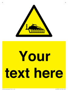 Custom warning grounding cruiser on lock cill